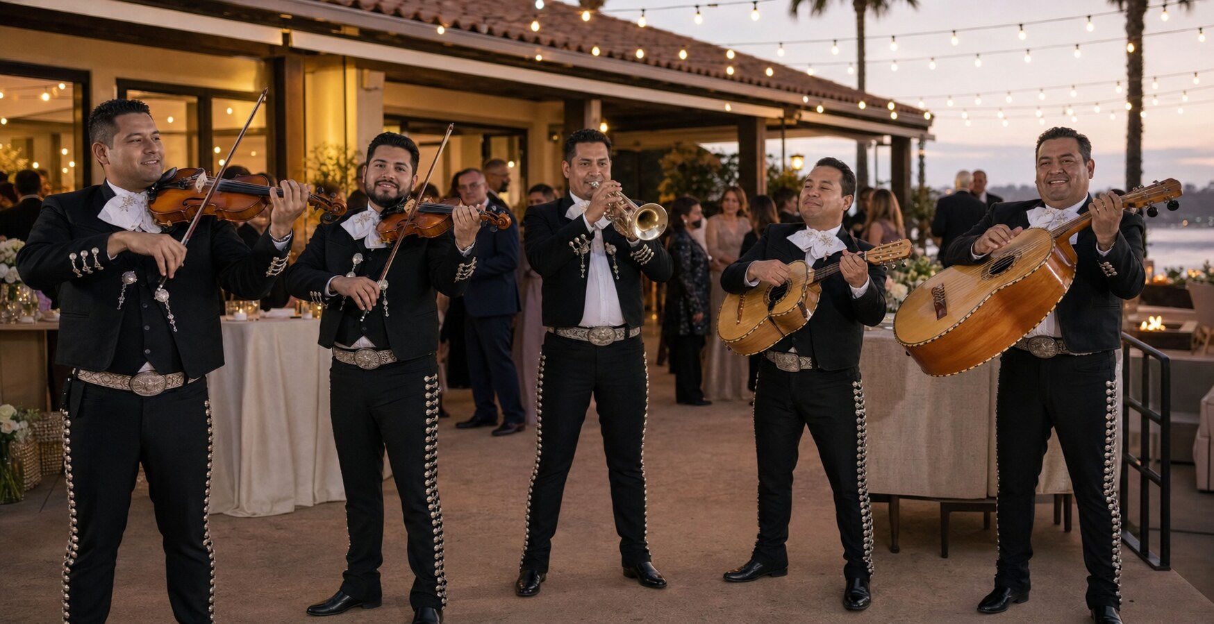 Professional mariachi band in Chula Vista, California performing at a wedding reception Professional mariachi band in Chula Vista, California performing at a wedding reception
